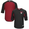 Arizona Diamondbacks Majestic Authentic Collection On-field 3/4-sleeve Batting Practice Jersey - Black/sedona Red Mlb - Robokeg