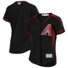Arizona Diamondbacks Majestic Womens Alternate Official Team Jersey Black Mlb - Robokeg