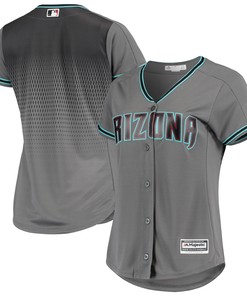 Arizona Diamondbacks Majestic Womens Road Official Team Jersey Gray Mlb - Robokeg