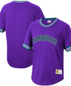 Arizona Diamondbacks Mitchell & Ness Cooperstown Collection Wild Pitch Jersey T-shirt - Purple Mlb - Robokeg