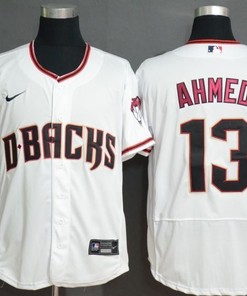 Arizona Diamondbacks Nick Ahmed #13 2020 Mlb White Jersey - Robokeg