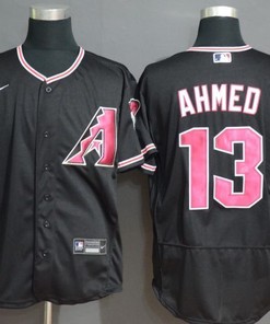 Arizona Diamondbacks Nick Ahmed #3 2020 Mlb Black Jersey - Robokeg