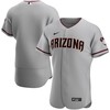 Arizona Diamondbacks Road Authentic Team Jersey - Gray Mlb - Robokeg