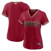Arizona Diamondbacks Womens Alternate Replica Team Jersey Red Mlb - Robokeg