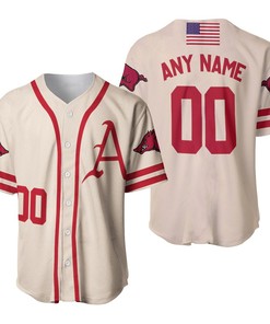 Arkansas Razorbacks Andrew Benintendi #16 Mlb Baseball Team Benintendi College 3d Designed Allover Gift For Arkansas Fans 2 Baseball Jersey - Robokeg