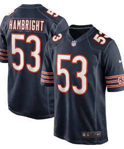 Arlington Hambright Chicago Bears Player Game Jersey - Navy Nfl - Robokeg