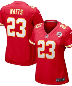 Armani Watts Kansas City Chiefs Womens Game Jersey - Red Nfl - Robokeg
