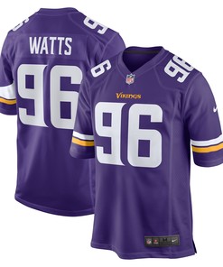 Armon Watts Minnesota Vikings Game Jersey - Purple Nfl - Robokeg