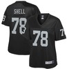 Art Shell Las Vegas Raiders Nfl Pro Line Womens Retired Player Replica Jersey - Black - Robokeg