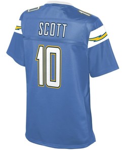 Artavis Scott Los Angeles Chargers Nfl Pro Line Womens Alternate Player Jersey - Powder Blue - Robokeg