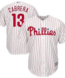 Asdrubal Cabrera Philadelphia Phillies Home Official Cool Base Player Jersey - White - Robokeg