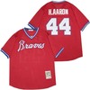 Atlanta Brave Hank Aaron #44 2020 Mlb Red Jersey - Robokeg