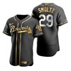 Atlanta Braves #29 John Smoltz Mlb Golden Brandedition Black Jersey Gift For Braves Fans - Robokeg