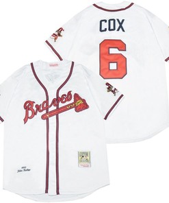 Atlanta Braves Bobby Cox #6 2020 Mlb White Jersey - Robokeg