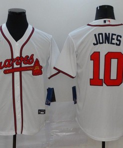 Atlanta Braves Chipper Jones #10 2020 Mlb White Jersey - Robokeg