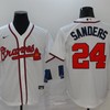 Atlanta Braves Deion Sanders #24 2020 Mlb White Jersey - Robokeg