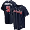 Atlanta Braves Freddie Freeman #5 2020 Mlb Black Jersey - Robokeg