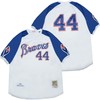 Atlanta Braves Hank Aaron #44 2020 Mlb White And Blue Jersey - Robokeg