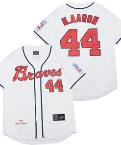 Atlanta Braves Hank Aaron #44 2020 Mlb White Jersey - Robokeg