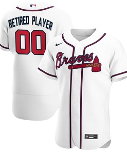 Atlanta Braves Home Pick-a-player Retired Roster Authentic Jersey - White Custom Jerseys Mlb - Robokeg