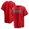 Atlanta Braves Jersey Alternate Team Men Jersey - Red - Robokeg