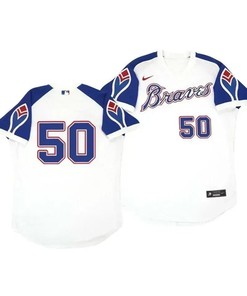 Atlanta Braves Jersey, Charlie Morton 50 Cooperstown White Throwback Home Jersey - Robokeg