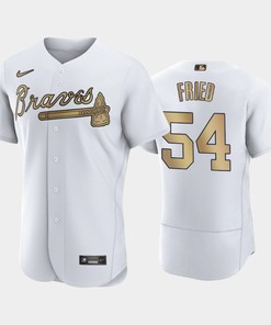 Atlanta Braves Jersey, Max Fried 54 2022-23 All-Star Game White Jersey - Robokeg