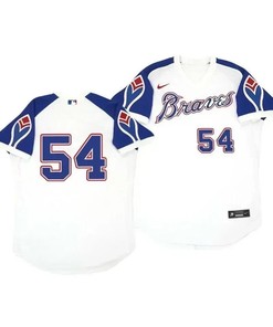 Atlanta Braves Jersey, Max Fried 54 Cooperstown White Throwback Home Jersey - Robokeg