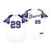 Atlanta Braves Jersey, Will Smith 51 Cooperstown White Throwback Home Jersey - Robokeg