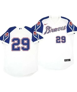 Atlanta Braves Jersey, Will Smith 51 Cooperstown White Throwback Home Jersey - Robokeg