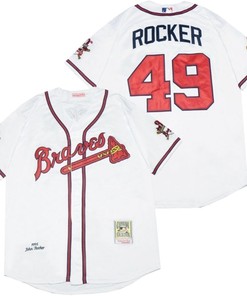 Atlanta Braves John Rocker #49 2020 Mlb White Jersey - Robokeg