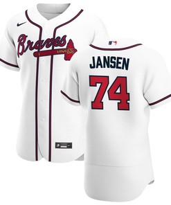 Atlanta Braves Kenley Jansen 74 Mlb Home White Jersey Gift For Braves Fans - Robokeg