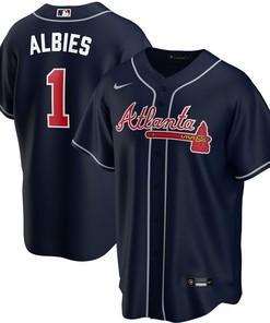 Atlanta Braves Ozzie Albies #1 2020 Mlb Black Jersey - Robokeg
