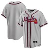 Atlanta Braves Road Replica Team Jersey Gray Mlb - Robokeg