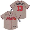 Atlanta Braves Ronald Acuna Jr #13 2020 Mlb Grey Jersey - Robokeg