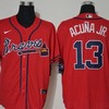 Atlanta Braves Ronald Acuna Jr #13 2020 Mlb Red Jersey - Robokeg
