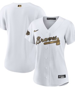Atlanta Braves Womens 2022 Mlb All-star Game Replica Blank Jersey - White Mlb - Robokeg