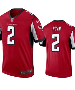 Atlanta Falcons #2 Matt Ryan Red Legend Jersey - Mens - Robokeg