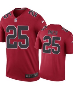 Atlanta Falcons #25 Ito Smith Nike Color Rush Red Jersey - Robokeg