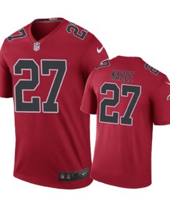 Atlanta Falcons #27 Damontae Kazee Nike Color Rush Red Jersey - Robokeg