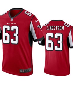 Atlanta Falcons #63 Chris Lindstrom Red Legend Jersey - Robokeg