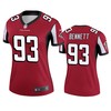 Atlanta Falcons #93 Michael Bennett Red Legend Jersey - Womens - Robokeg