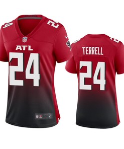 Atlanta Falcons A.j. Terrell Red 2020 Nfl Draft 2nd Alternate Game Jersey - Robokeg