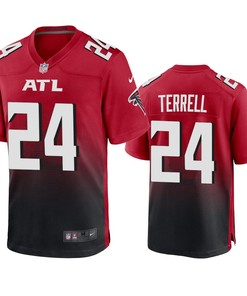 Atlanta Falcons A.j. Terrell Red 2020 Nfl Draft Game Jersey - Robokeg