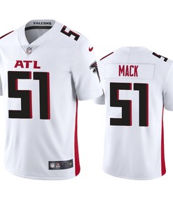 Atlanta Falcons Alex Mack White 2020 Vapor Limited Jersey - Mens - Robokeg