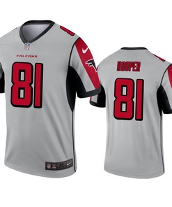 Atlanta Falcons Austin Hooper Silver Inverted Legend Jersey - Robokeg