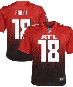 Atlanta Falcons Calvin Ridley #18 Nfl 2020 Garident Red Jersey - Robokeg