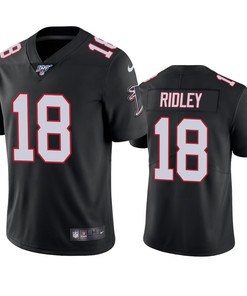 Atlanta Falcons Calvin Ridley Black 100th Season Vapor Limited Jersey - Robokeg