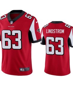 Atlanta Falcons Chris Lindstrom 2019 Nfl Draft Red Vapor Limited Jersey - Robokeg