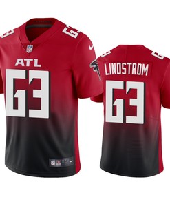 Atlanta Falcons Chris Lindstrom Red 2020 2nd Alternate Vapor Limited Jersey - Mens - Robokeg